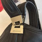 B Makowsky B Mackowsky Black Leather Tote/Shoulder Bag Silver Hardware Pockets Charm LN Photo 4