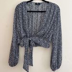 VICI  | Polka Dot Wrap Blouse Photo 3