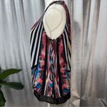 Black Rainn SLEEVELESS BLOUSE-BLACK W/ MULTICOLOR  WOMEN'S MEDIUM Photo 1