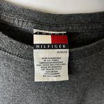 Tommy Hilfiger Vintage  T Shirt Gray XL Extra Large Flag Classic Embroidered Tee Photo 3
