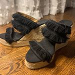 Castaner Black Fringe Sandals Photo 0