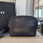 Coach  Vintage Y2K Metropolis Zip Bag 9087 Black Leather Crossbody Bag USA Photo 4