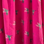 Kate Spade  scenic route Hummingbird ruffle Dress bougainvillea Pink Sz 10 Photo 4