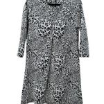 ANTHRO TYLER BOE BLACK WHITE DRESS ROUND NECK LONG BRACELET LENGTH SLEEVE Size M Photo 1