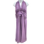 Connected Apparel Connected NWT Apparel Halter Backless Mauve Lavender Dress 16 Formal Photo 1