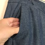 Loft  Women’s Knit Navy Blue Modern Skinny Ankle Career Office Trouser Pants Photo 3