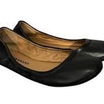 Lucky Brand  Erin Black Leather Ballet Flats 7.5 Photo 0