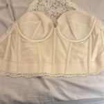 Only Hearts  halter lace top with bra 36D pretty bow snaps at neck Photo 5