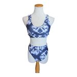 Blooming Jelly New in Package Womens  High Waisted Tie Dye Dip Bikini  - Sz M Photo 2