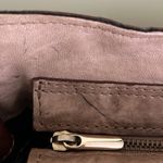 Nardelli Italian Made Tan Leather with Calf hair Large Shoulder Bag Brown Photo 8