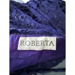 Vintage Roberta Dress Women Small Purple Velvet Burnout Cocktail Party Goth Size undefined Photo 6