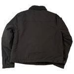 Roark Womens Open Roads Sherpa Lined Trucker Jacket Dark Gray Brownish Small Brown Photo 2