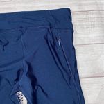 Under Armour women L heatgear compression pull on capri leggings navy blue Photo 8