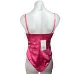 ZARA NEW  Pink Sleeveless Silk Satin Camisole Tank Bustier Bodysuit Top Size S Photo 1