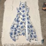 Lulus Zahara medium asymmetrical handkerchief hem floral dress D2 2998 Photo 3