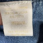 LA CERA Denim Dress Floral Embroidered Button Front Midi Women's Medium Blue Size undefined Photo 7