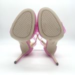 Jessica Simpson Women's High Heel Translucent Strap Ankle Strap Stiletto Pink 8 Photo 9