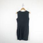 Vince Sleeveless Drop Waist Pleated Dress Charcoal Gray Size 10 Workwear Classic Photo 9