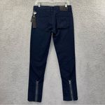 Marc Jacobs NWT‎  Low Rise Skinny Jeans Zipper Dark Blue Women's 28 x 30 Photo 2