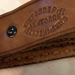 Antique Kintosdepiel Leather Belt MADE IN MEXICO leather stitched (NEW)34 Brown Photo 2