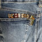 Natural Reflections  vintage reunion distressed patchwork blue jeans size 28 Photo 10