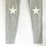 English Rose New Metallic Star Patch Legging Iridescent Heather Grey Photo 4
