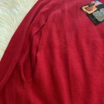 IMAN SWEATER/PONCHO SIZE M/L brand new color red LENGHT 30” see all photos Size M Photo 6