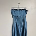 RUNAWAY THE LABEL  Steel Kristine Strapless Maxi Dress Sz M Photo 7