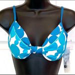 Jag jeans NWT Jag Polka Dot Blue & White Bikini Top Photo 0