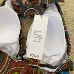 One Piece Women's Sexy  Swimwear Deep V Halter Backless Swimsuit Photo 6