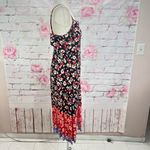 EXPRESS  Women's Off Shoulder Floral Double Slit Midi Dress Multicolor Size small Photo 6