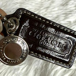 Coach 2"  Fob Bag Charm Hang tag Hangtag Photo 0