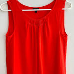 Talbots  100% Silk Orange Tank Top, Flowy Top, Business Casual, Size 2 Photo 0
