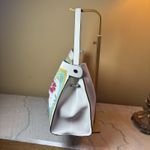 Nanette Lepore Nanette‎ Lepore Floral Print Tote Bag White Multicolor Flowers Structured Purse Photo 2