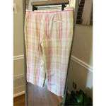 Lily’s‎ Capri Lounge Striped Pants Pink Size XL Photo 2