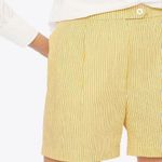 Tory Burch  yellow striped cotton shorts Photo 0