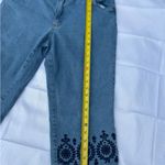 Woman Within  Light Blue Denim Capris size 12 Photo 1