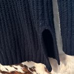 Abercrombie & Fitch Dark Blue Long Knit Boyfriend Cardigan Sweater Size Small Photo 5