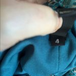 Laundry by Shelli Segal Laundry Teal Patterned Halter Dress sz 4 Photo 5