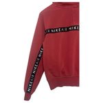 Nike Air Hoodie Top Womens Small Orange Swoosh Logo Sweatshirt Pocket Streetwear Photo 14