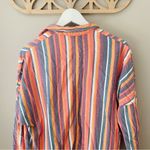 Urban Outfitters  Stripe Twill Button Through Shirt Sz XS Photo 5