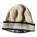 Harry Potter  Beanie Wizarding World Hat Tan Black Stripe Rib Knit Adult Unisex Photo 0