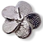 Crystal Cluster Flower Aurora Borealis Center Stud Earrings NOS New Blingy Photo 2