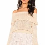 Free People NWT  Crazy In Love Ruffle Sweater Photo 1