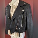 Urban Outfitters UO crop moto biker jacket Photo 7