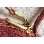 HOBO International Red Leather Evella Crossbody Shoulder Bag Purse Photo 3