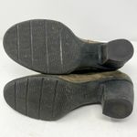 Clarks Boots Womens 9 Carleta Brown Leather Nubuck Ankle Bootie Block Heel Photo 5