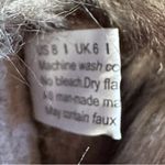 Slipper Shoes Brown Tan Faux Fur Trim Size US Size 8 Indoor/Outdoor Soles. NWOT Photo 7