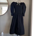 Ganni ruched ribbon-back dress Size: euro 40/us 8 Photo 1