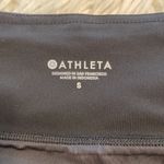 Athleta  Shorts size S inseam 3” waist 30” flat elastic color black small pocket Photo 2
